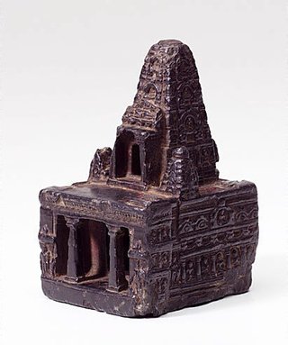 AGNSW collection Model of the temple at Bodhgaya 10th century-11th century