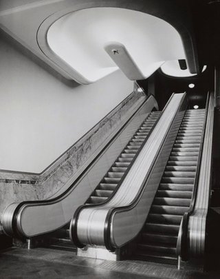 AGNSW collection Max Dupain Untitled (escalators) circa 1951-circa 1952
