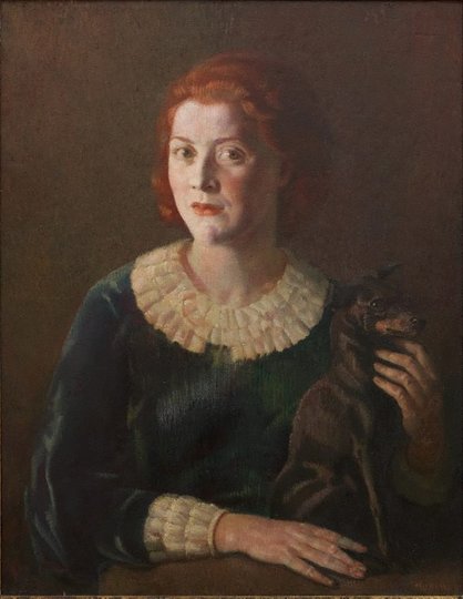 AGNSW prizes Arthur J Murch Miss Suzanne Crookston, from Archibald Prize 1935