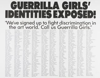 AGNSW collection Guerrilla Girls Guerrilla Girls' identities exposed! 1990