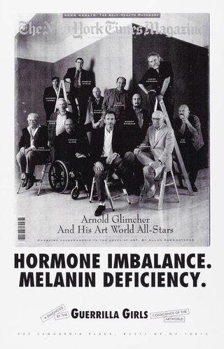 AGNSW collection Guerrilla Girls Hormone imbalance, Melanin deficiency 1993