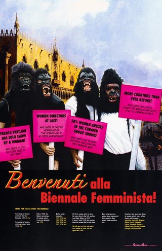 AGNSW collection Guerrilla Girls Benvenuti alla Biennale Femminista, project for the Venice Biennale 2005