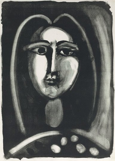 AGNSW collection Pablo Picasso Head of a woman 1948