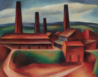 AGNSW collection Nancy Borlase Old brick works, Ryde II 1949