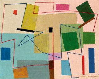 AGNSW collection Grace Crowley (Abstract painting) 1950