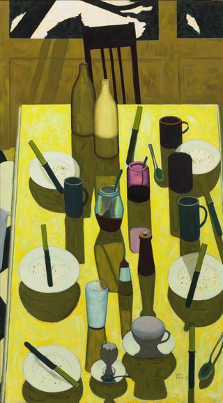 AGNSW collection John Brack The breakfast table 1958