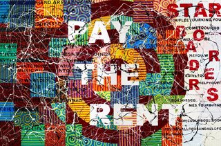 AGNSW collection Richard Bell Pay the rent 2009