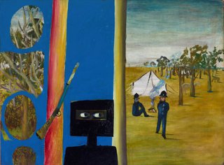 AGNSW collection Sidney Nolan The camp 1946