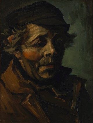AGNSW collection Vincent van Gogh Head of a peasant 1884
