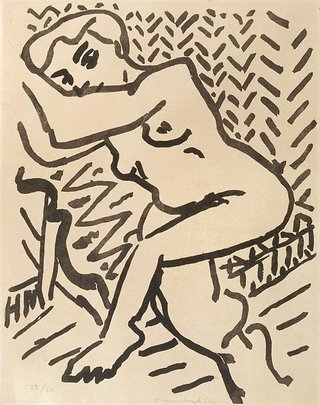 AGNSW collection Henri Matisse Small light woodcut 1906