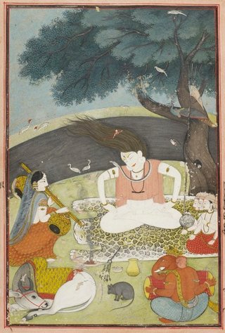AGNSW collection Shiva and his family 1780-1800
