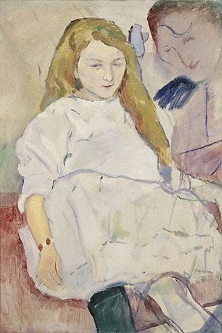 AGNSW collection Jules Pascin Mother and child 1920s