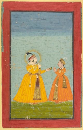 AGNSW collection Rana Jagat Singh II and Pratap Singh II circa 1740-1750