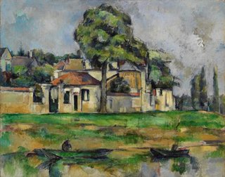 Banks of the Marne, circa 1888 by Paul Cézanne