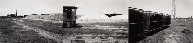 AGNSW collection David Stephenson Cane trains, Victoria Mill, North Queensland 1983, printed 1984
