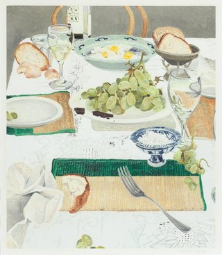 AGNSW collection Cressida Campbell After lunch 2002
