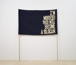 AGNSW collection Raquel Ormella I'm worried this will become a slogan (Anthony) 1999-2009
