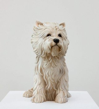 AGNSW collection Jeff Koons White terrier 1991
