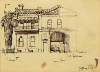 AGNSW collection Jeffrey Smart Hackney Terrace, Adelaide 1951