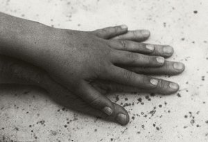 Thea's Hand, 1997 by Peter Peryer