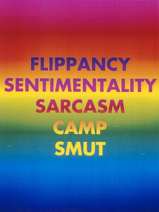 AGNSW collection David McDiarmid Flippancy sentimentality sarcasm camp smut 1994-1995