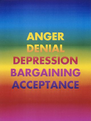 AGNSW collection David McDiarmid Anger denial depression bargaining acceptance 1994-1995