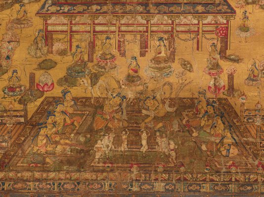 Alternate image of Taima mandala (depicting the Western paradise presided over by Amida Buddha) by Pure Land sect
