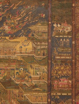 Alternate image of Taima mandala (depicting the Western paradise presided over by Amida Buddha) by Pure Land sect
