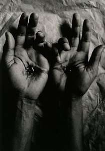 Untitled (crucified hands), 1992, Sacrifice by Michael Riley