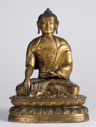 AGNSW collection Seated Buddha calling the Earth to witness (bhumisparsha mudra) 18th century