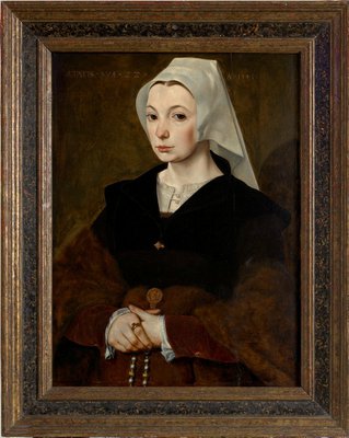 Alternate image of Portrait of a young woman by The Master of the 1540s