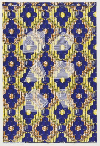 AGNSW collection Jonathan Monk Dessins Isométriques (Afrique Cubique) C5 2017
