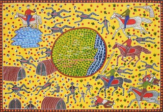 AGNSW collection Robert Campbell Jnr Map of the massacres of blacks on the Macleay Valley 1991