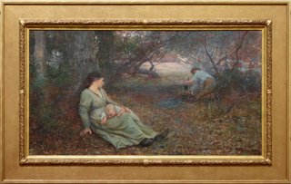 AGNSW collection Frederick McCubbin On the wallaby track 1896