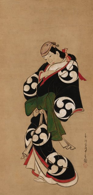 AGNSW collection Miyagawa Chōshun Standing figure of an actor 1713