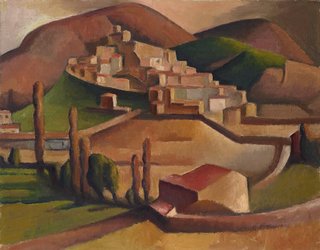 AGNSW collection Dorrit Black Mirmande (with surrounding hills) 1934