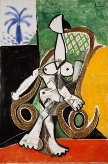 Nude in a rocking chair, 1956 by Pablo Picasso