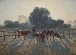 AGNSW collection Elioth Gruner Spring frost 1919