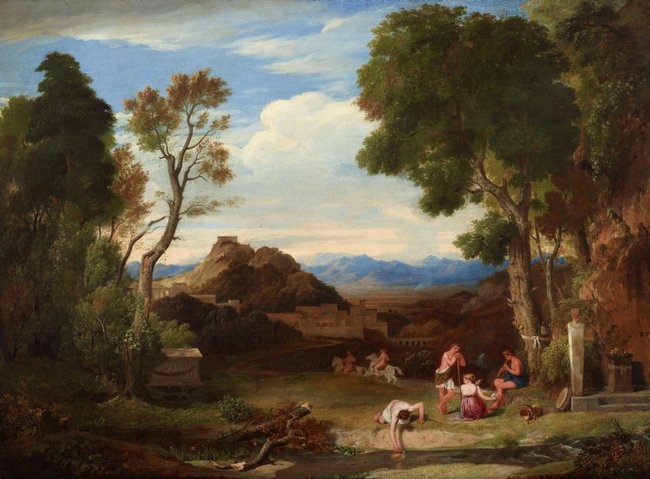 AGNSW collection Sir Charles Lock Eastlake An antique rural scene 1823-1824
