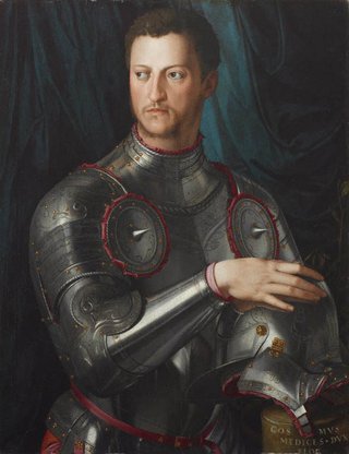 AGNSW collection Agnolo Bronzino Cosimo I de' Medici in armour circa 1545