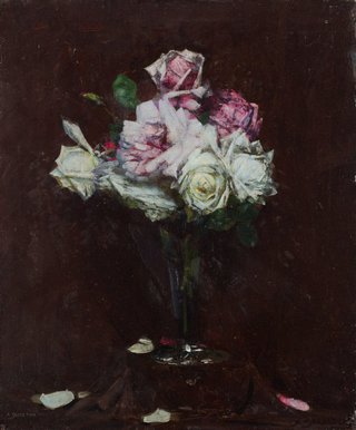 AGNSW collection Arthur Streeton Roses circa 1929