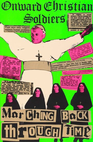 AGNSW collection Redback Graphix, Michael Callaghan Onward Christian soldiers: marching back through time 1979