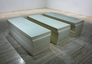 AGNSW collection Rachel Whiteread Untitled (elongated plinths) 1998