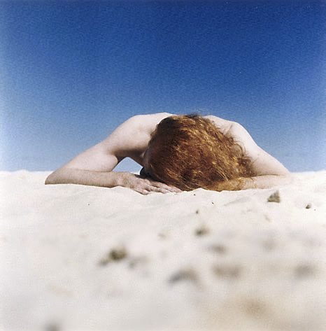 AGNSW collection Anne Zahalka The Sunbather #2 1989, printed 1990