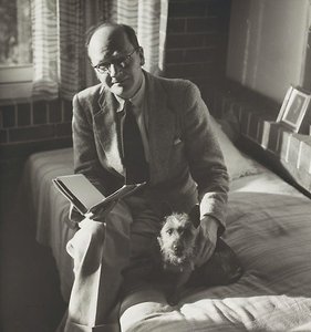 Untitled (man with dog I), Volume of 25 photographs by Max Dupain by Max Dupain