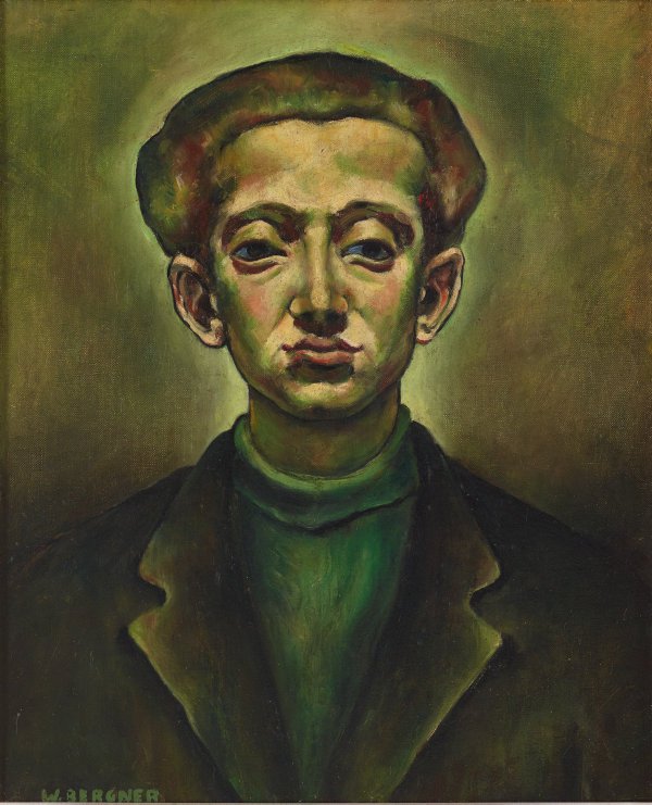 AGNSW collection Yosl Bergner Self-portrait 1939