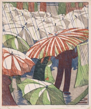 AGNSW collection Ethel Spowers Wet afternoon 1929-1930