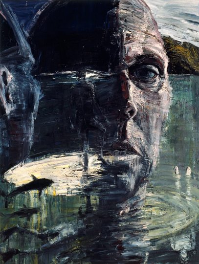 AGNSW prizes Euan Macleod Self-portrait/head like a hole, from Archibald Prize 1999