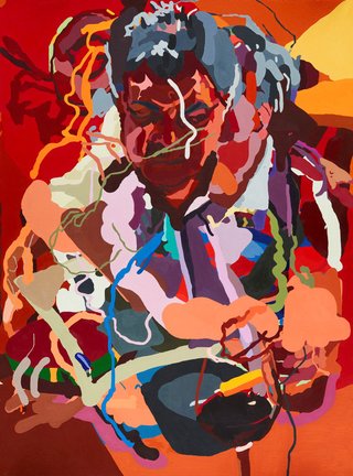 AGNSW prizes Tony Curran Luke, from Archibald Prize 2015