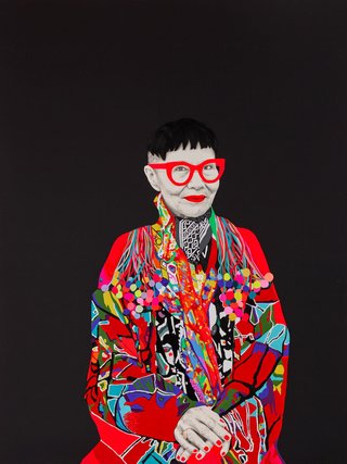 AGNSW prizes Carla Fletcher Jenny Kee, from Archibald Prize 2015